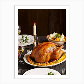 Thanksgiving Dinner Art Print