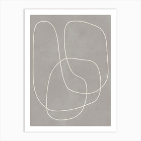 Expressive lines 5 Art Print