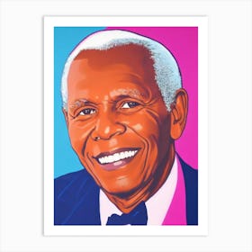 Sidney Poitier Pop Movies Art Movies Art Print