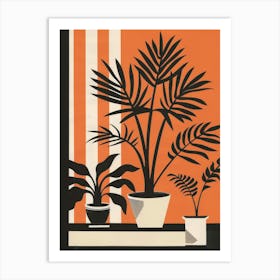 House With Plants 1 Art Print