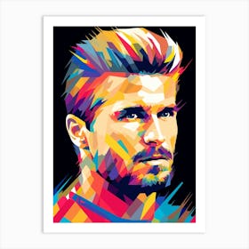 Legend Soccer Player 3 Art Print