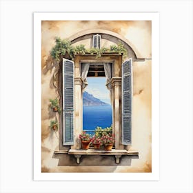 Window To The Sea Art Print