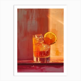 Aperol Spritz Orange 67 Art Print