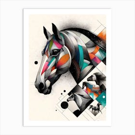 Creative Horse Beauty Illustration Nr 130 Art Print