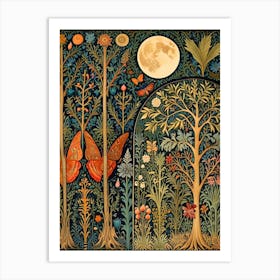 William Morris Flora And Fauna 6 Art Print