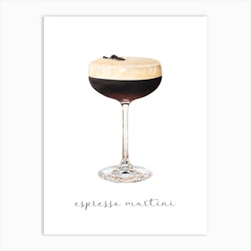 Espresso Martini Art Print