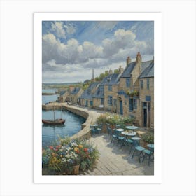 Village By The Sea Art Print