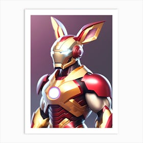 Iron Bunny 4 Art Print