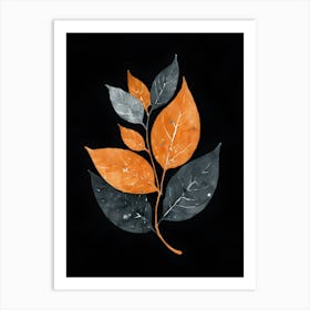 Abstract Leaves 9 Art Print