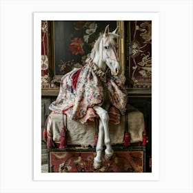 Horse In A Room Art Print