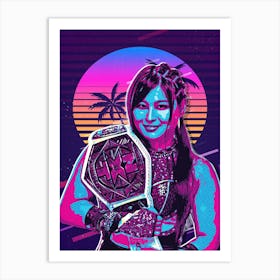 Io Shirai 80s Retro Art Print