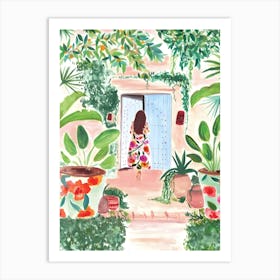 Doorway To The Garden Art Print