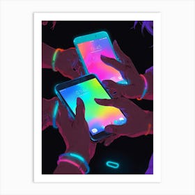 Glow In The Dark 2 Art Print