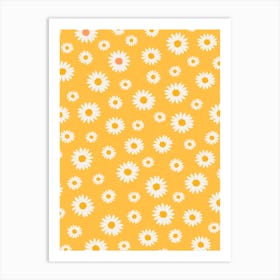 Yellow Daisies Art Print
