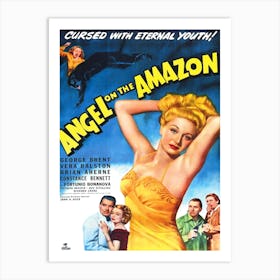 Angel Of The Amazon, Movie Poster Art Print
