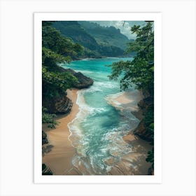 Hawaiian Beach 2 Art Print