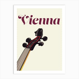 Vienna Travel Poster Art Print