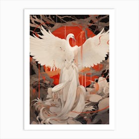 White Phoenix Art Print