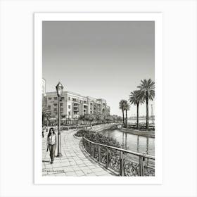 Dubai Cityscape Art Print