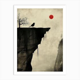 Bird On The Cliff Art Print