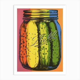 Pickles In A Jar 1 Art Print