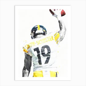 Juju Smith Schuster Pittsburgh 1 Art Print