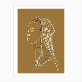 African Woman 159 Art Print