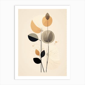 Abstract Flowers 7 Art Print