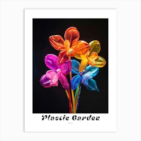 Bright Inflatable Flowers Poster Orchid 5 Art Print