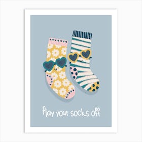 Socks Art Print