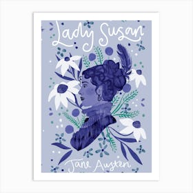 Book Cover - Lady Susan by Jane Austen Art Print