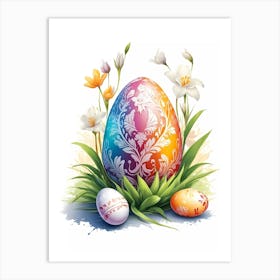 Easter Egg Art Print