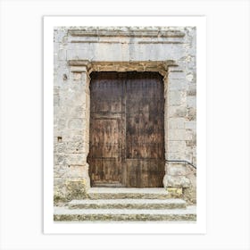 Door To An Old Building Art Print