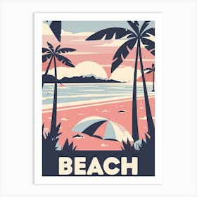 Beach Poster Art Print