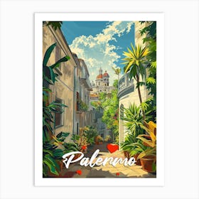 Vintage Palermo Poster Art Print