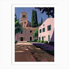 Churchyard Art Print