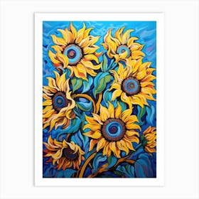 Sunflowers 42 Art Print