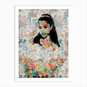 Ariana Grande Art Print