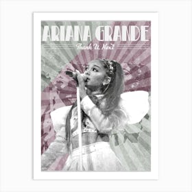 Ariana Grande - Think It Not Art Print