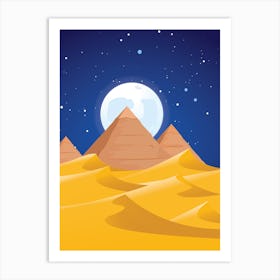 Egyptian Desert Art Print