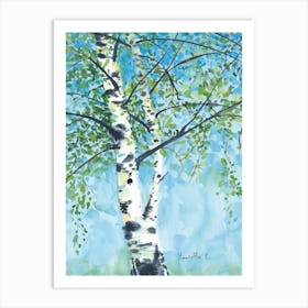 Aspen Tree1 Art Print