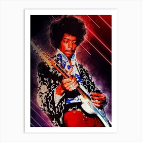 Jimmy Hendrix Legend Art Print