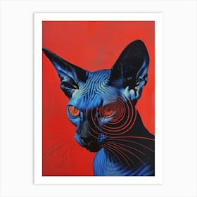 Sphynx Cat 8 Art Print