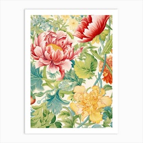 Floral Pattern 24 Art Print