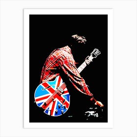 rockstar Noel Gallagher oasis music band 5 Art Print