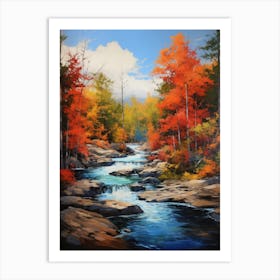 Autumn Creek Art Print