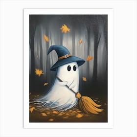 Ghost In The Woods 26 Art Print