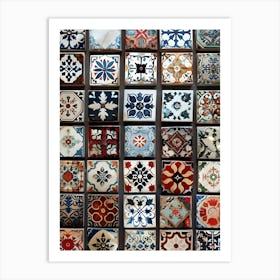 Tile Mosaic Art Print