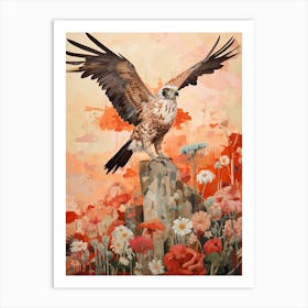 Osprey 3 Detailed Bird Painting Art Print