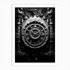 Clock Art Print